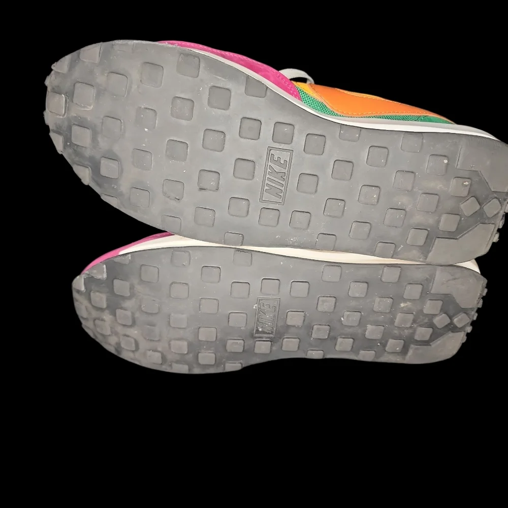 RARE Nike LDWaffle x Sacai BV0073-600 Green Pink Yellow Orange Men’s Sz 10 - Picture 6 of 8